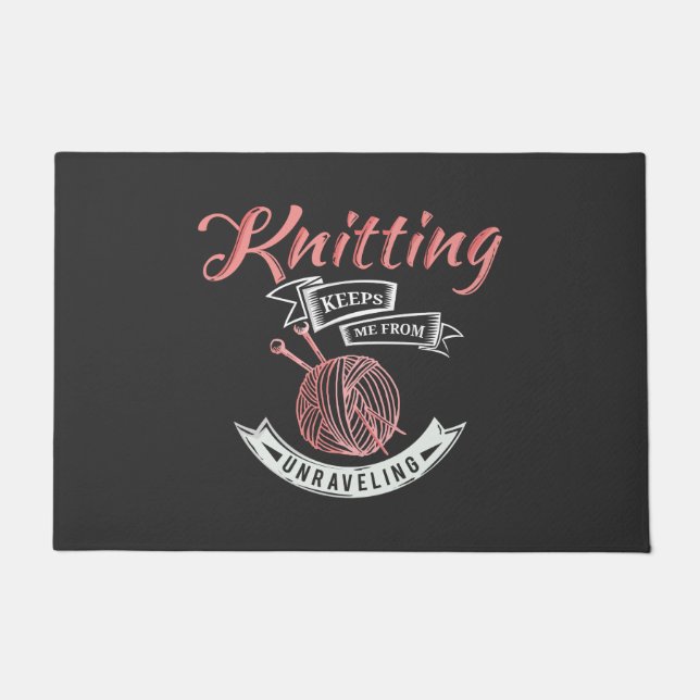 Tapete O tricô Me Impede De Desvendar Novidade (Frente)