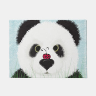 Tapete O Urso De Panda E O Ladybug