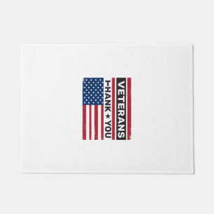 Tapete Obrigado Veteranos Design de Vetor de Bandeira Ang