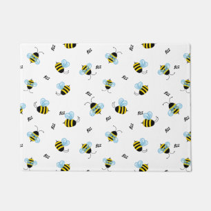 Tapete Ocupado Bumblebes Brilhante e Cheerful