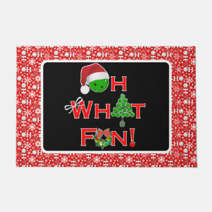 Tapete Oh, Que Bola De Pickleball Snowball Ho Ho Ho
