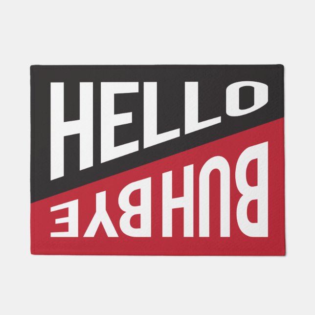 Tapete Olá / Buh Bye ... Vindo e indo (Frente)