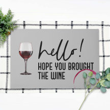 Olá Espero Que Tenha Trazido Vinho Bonito Divertid