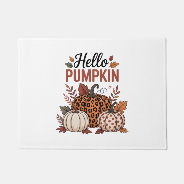 Tapete Olá Pumpkin Fall Autumn (Frente)