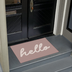 Tapete Olá, Simple Minimalist Script Lettering Mauve
