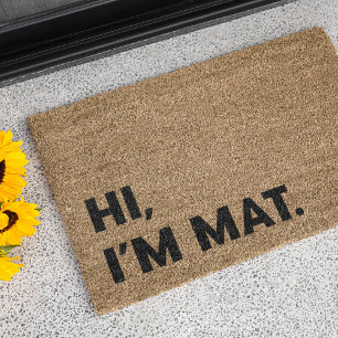 Tapete Olá, sou o Mat