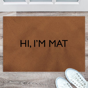 Tapete Olá, sou o Mat Funny Doormat
