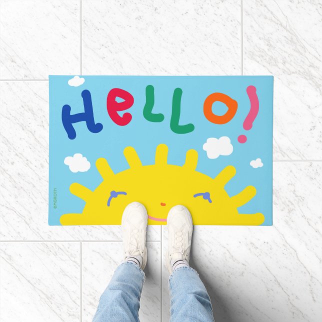 Tapete Olá, Sunshine Door Mat (Interior)