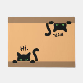 Tapete Olá, Tchau Gato Doormat New Home Gift Nupt Bath
