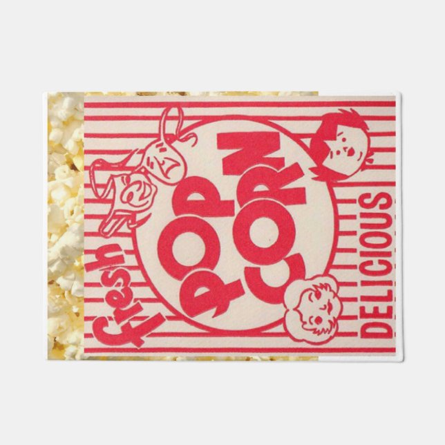 Tapete Olhar Retrópico de Pipoca Fresca (Frente)