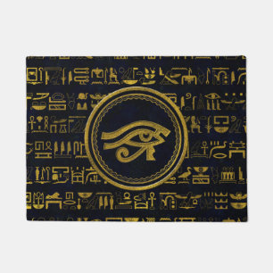 Tapete Olho egípcio Dourado de Horus - Wadjet