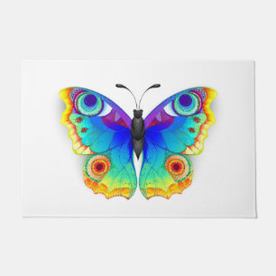 Tapete Olho Peacock da Borboleta Arco-Íris