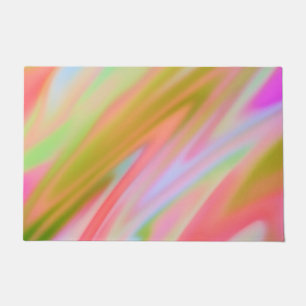 Tapete Ondas abstrato azuis cor-de-rosa únicas com tendên