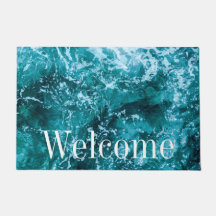 Ondas do Mar de Turquesa Personalizadas em Monogra