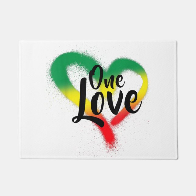 Tapete One Love One Heart Reggae Vibes (Frente)