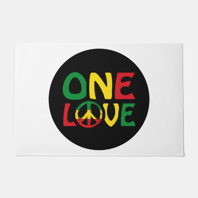 Tapete One Love, Reggae design (Frente)