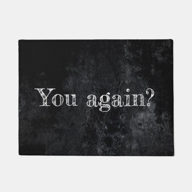 Tapete Onyx Black Velvet | Grunge Matte Novamente? Humor (Frente)