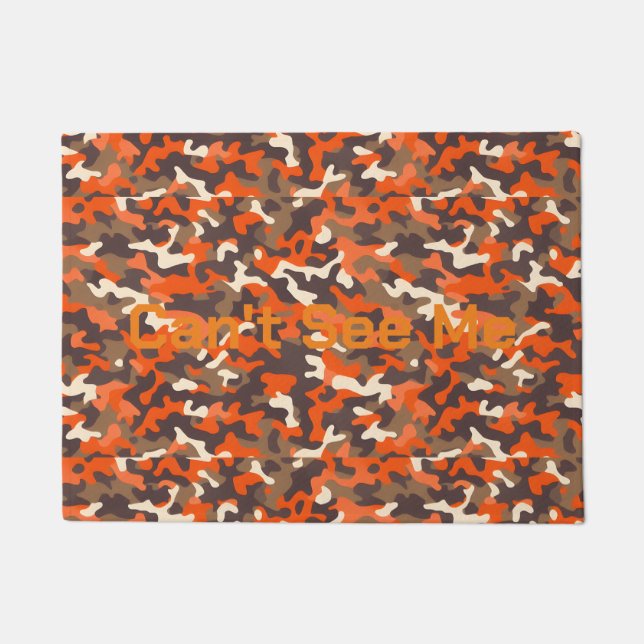 Tapete Orange & Brown Camo (Frente)
