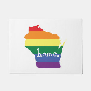 Tapete Orgulho gay de Wisconsin  Mapa do lar