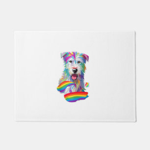 Tapete Orgulho gay Flag Irish Wolfhound Dog Lover Rainbow
