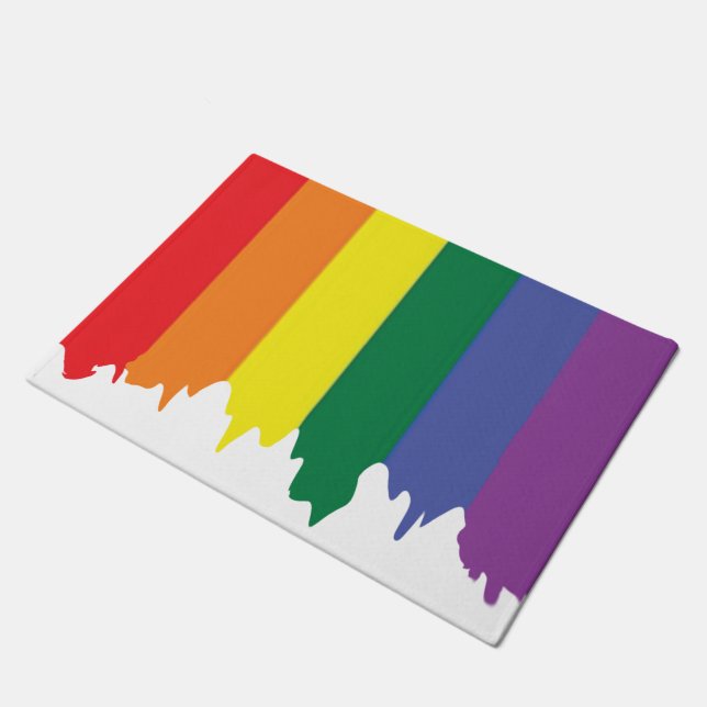 Tapete Orgulho gay Rainbow LGBT (Inclinado)