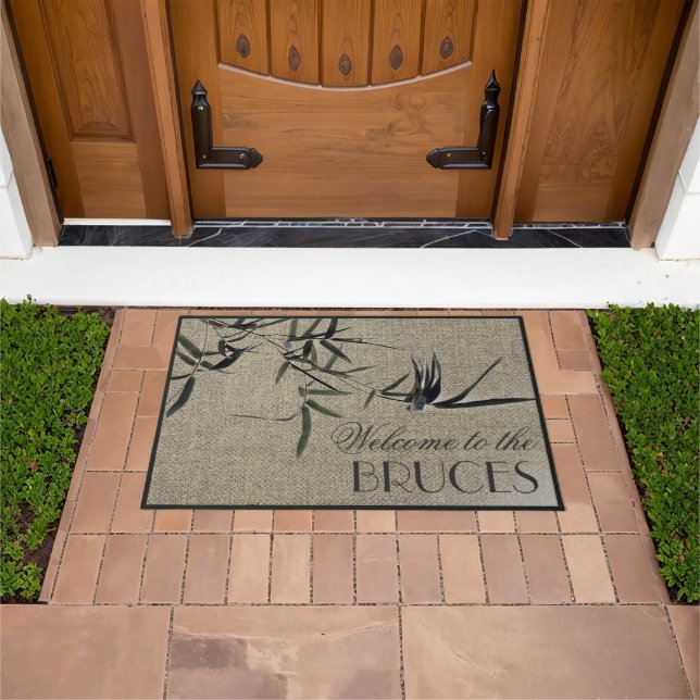 Tapete Oriental Zen Accent Bamboo Personalizado (Ar livre)