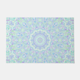 Tapete Ornamentado Colorido Psicodélico Hippie Mandala