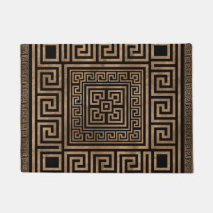 Tapete Ornamento chave grego - meandro grego - ouro no