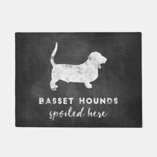 Tapete Os cães de Basset estragaram aqui o quadro do