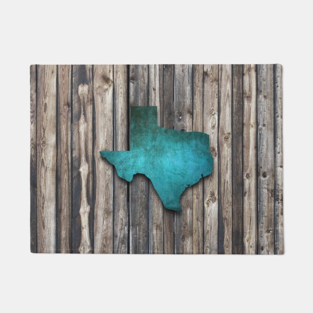Tapete Os conselhos de madeira de Texas (Frente)