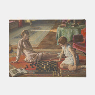 Tapete Os Jogadores de Xadrez (por John Lavery)