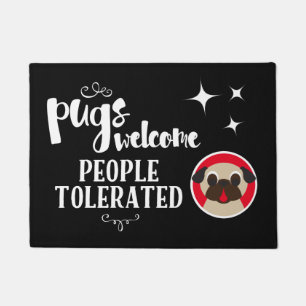 Tapete Os Pugs dão boas-vindas, pessoas toleraram a