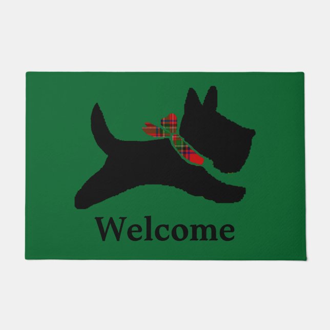 Tapete Os Scottish Terrier personalizam (Frente)