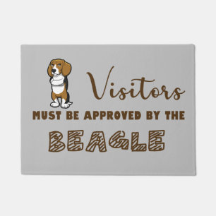 Tapete Os visitantes devem ser aprovados pela porta do be