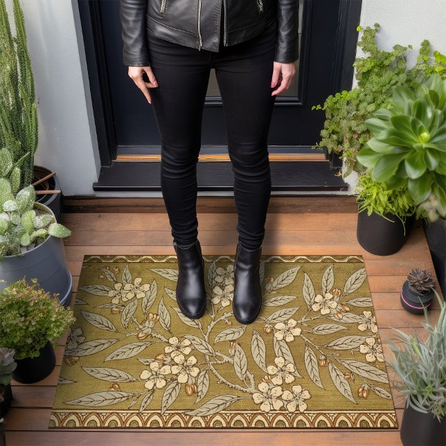 Tapete Ouro Cherry Blossom Art Deco Walter Crane (Criador carregado)