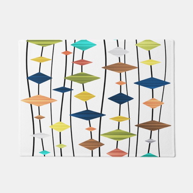 Tapete Ouros de Arte Retro Atômica 1 (Frente)