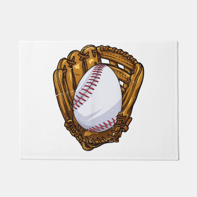 Tapete Ovo de Páscoa engraçado de beisebol Caça ao Ovo Di (Frente)