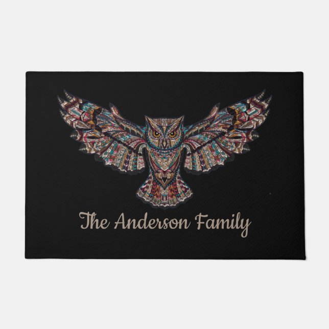 Tapete Owl Jeweled Metalic (Frente)