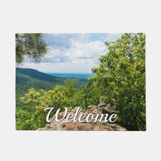 Tapete Ozark National Forest Cliff View Bem-vindo (Frente)