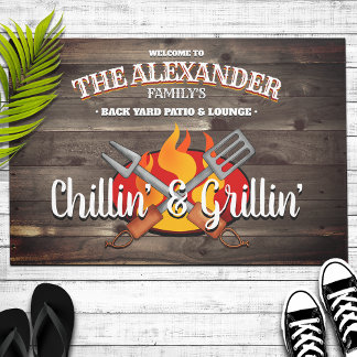 Tapete Paciência Personalizada Chillin' e Grillin'