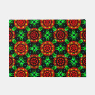 Tapete Padrão Abstrato Floral Moderno Boho Elegante #504