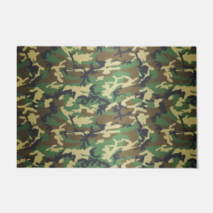 Tapete Padrão da Camouflage Woodland Camo
