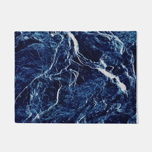 Tapete Padrão de Abstrato azul (Frente)