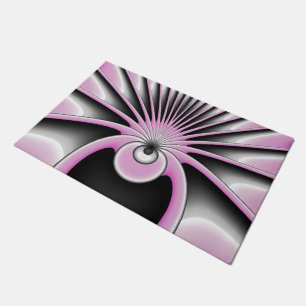 Tapete Padrão de Arte Fractal Moderno Abstrato