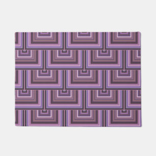 Tapete Padrão de escalas quadradas das faixas de Mauve