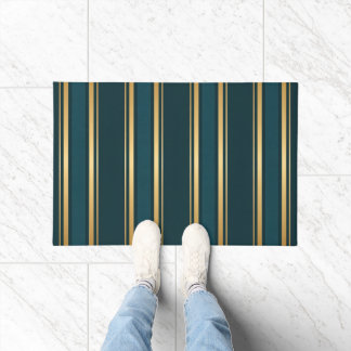 Tapete Padrão de Papel de Presente de Luxo Listra Azul Ve