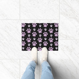 Tapete Padrão De Patas, Patas Liláticas, Patas Cachorros,
