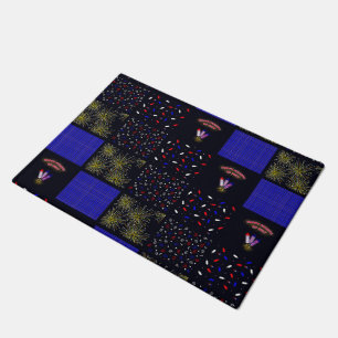Tapete Padrão de patch do quarto de julho - 4 de julho