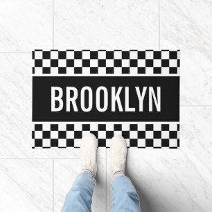 Tapete Padrão de Quadro de Verificação de Correspondência