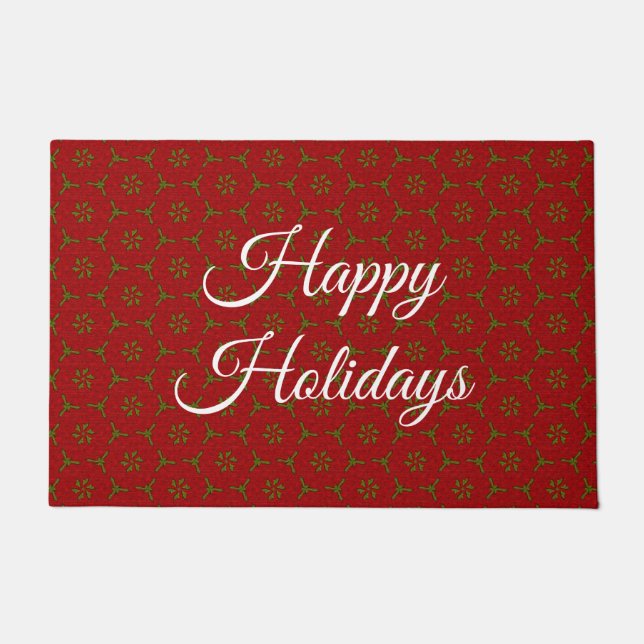 Tapete Padrão de rendas de Natal (Frente)